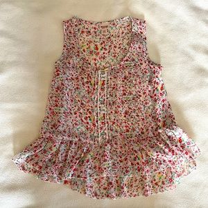 Floral Sheer Tank Top
